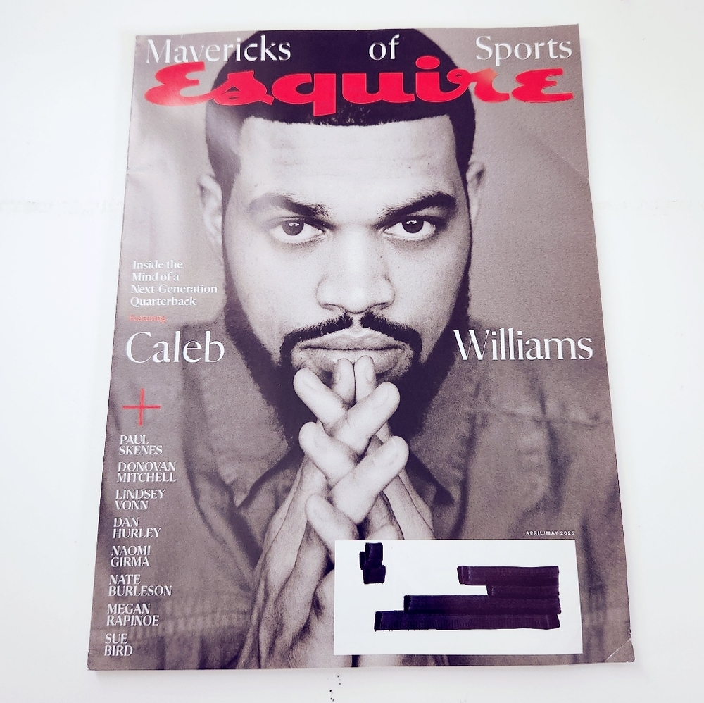 🍭7/$15 Esquire Magazine April/May 2025 Caleb Williams